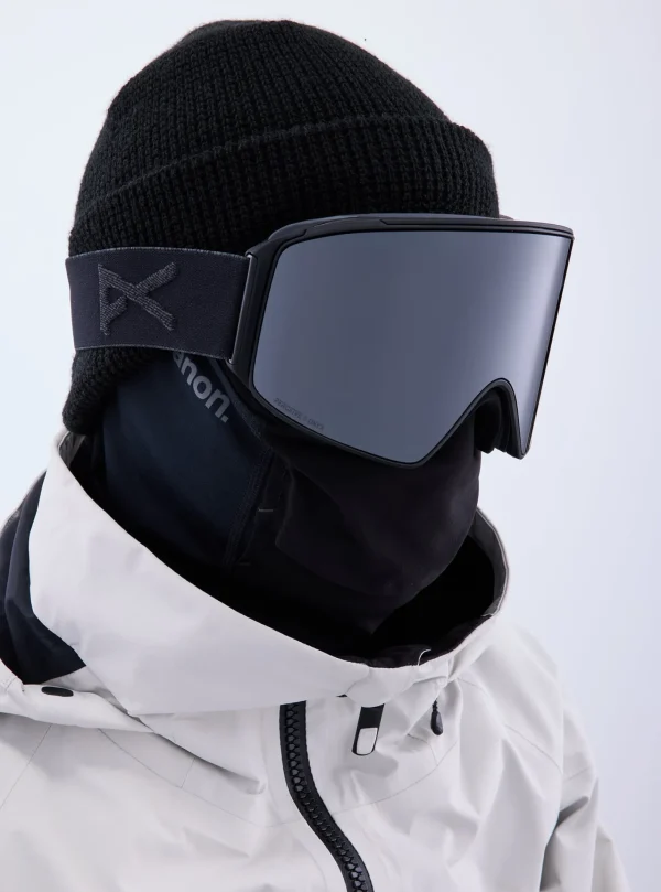 Homme Burton Anon - Masque M4 à Bride Ajustable (Cylindrique) + écran De Rechange + Cagoule MFI®