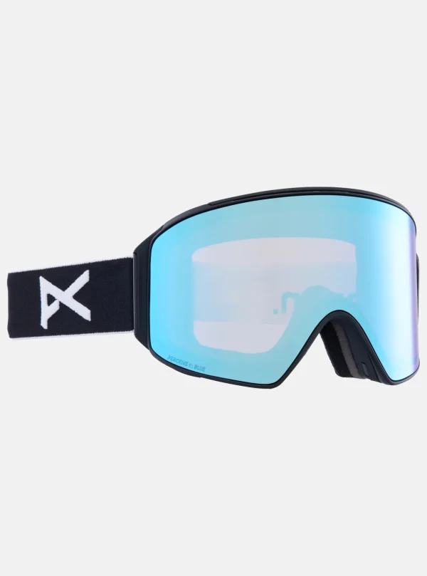 Homme Burton Anon - Masque M4 Low Bridge Fit (Cylindrique) + écran De Rechange + Cagoule MFI®