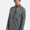 Homme Burton - Polaire Demi-zippée Stockrun Grid Homme