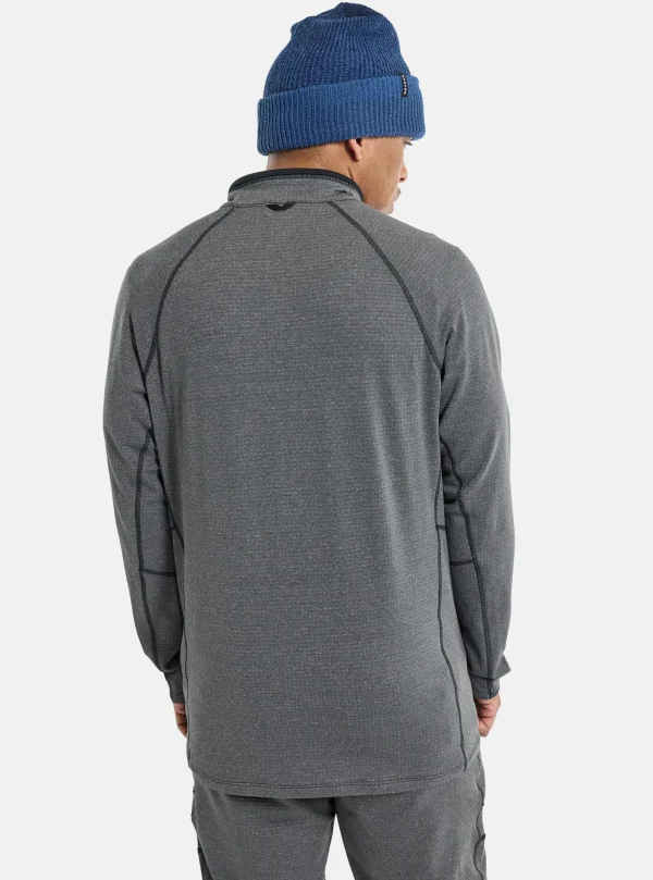 Homme Burton - Polaire Demi-zippée Stockrun Grid Homme