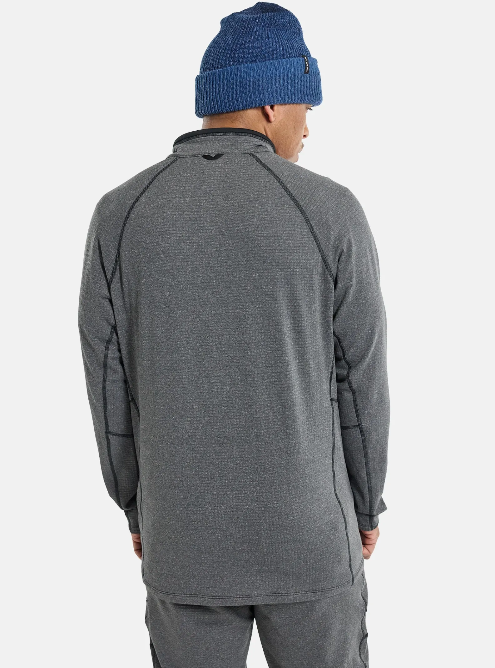 burton__polaire_demizippe_1.webp Homme Burton - Polaire Demi-zippée Stockrun Grid Homme