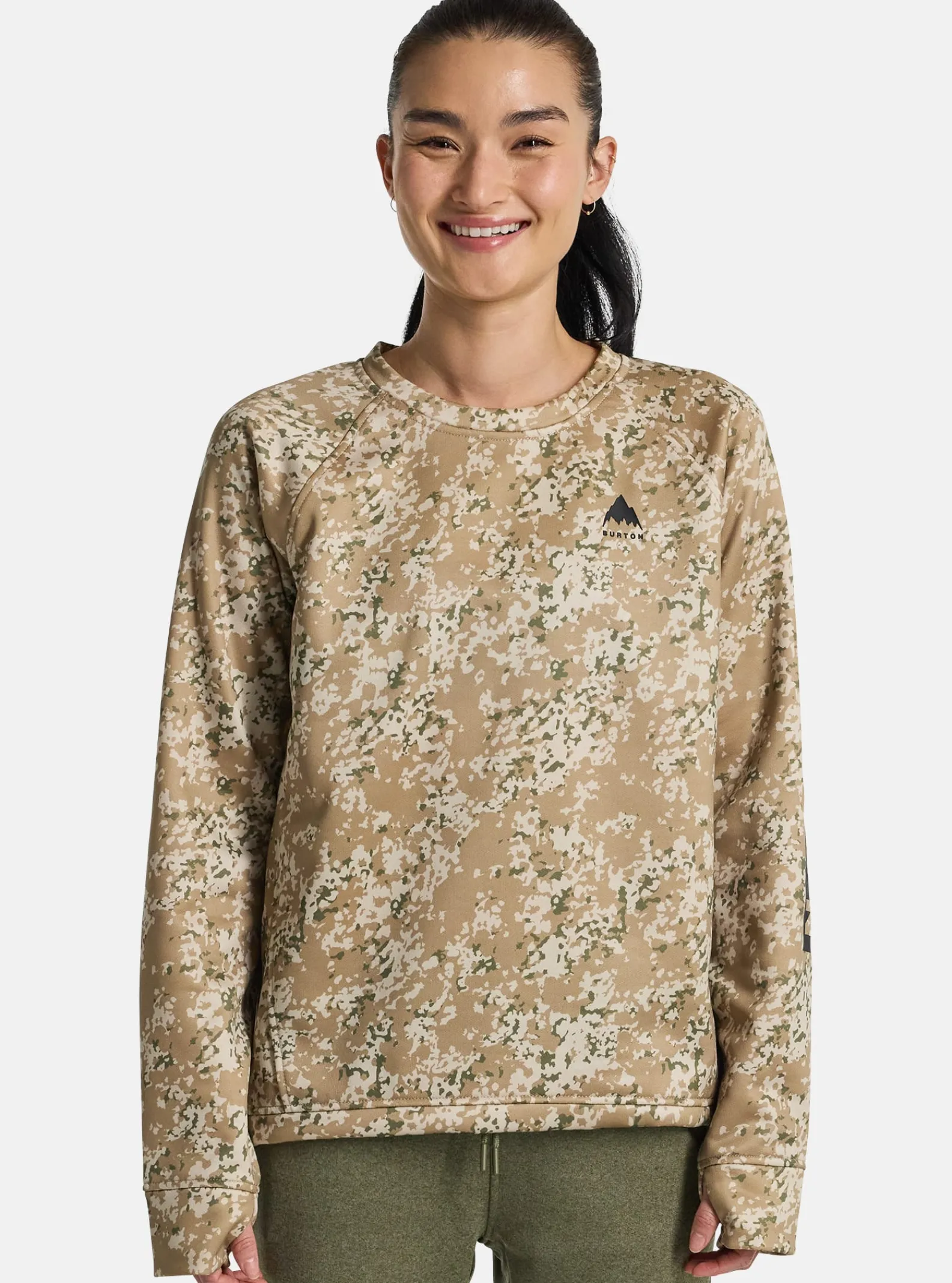 burton__polaire_ras_du_co_0-7.webp Femme Burton - Polaire Ras Du Cou Oak Femme
