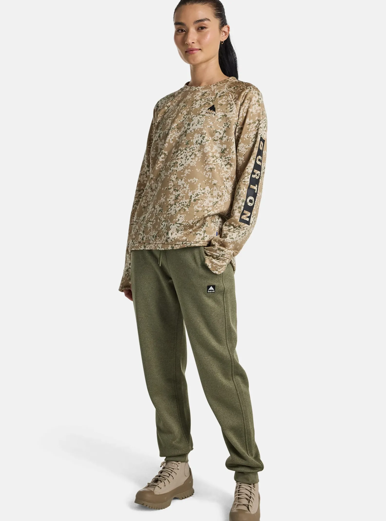 burton__polaire_ras_du_co_3-5.webp Femme Burton - Polaire Ras Du Cou Oak Femme