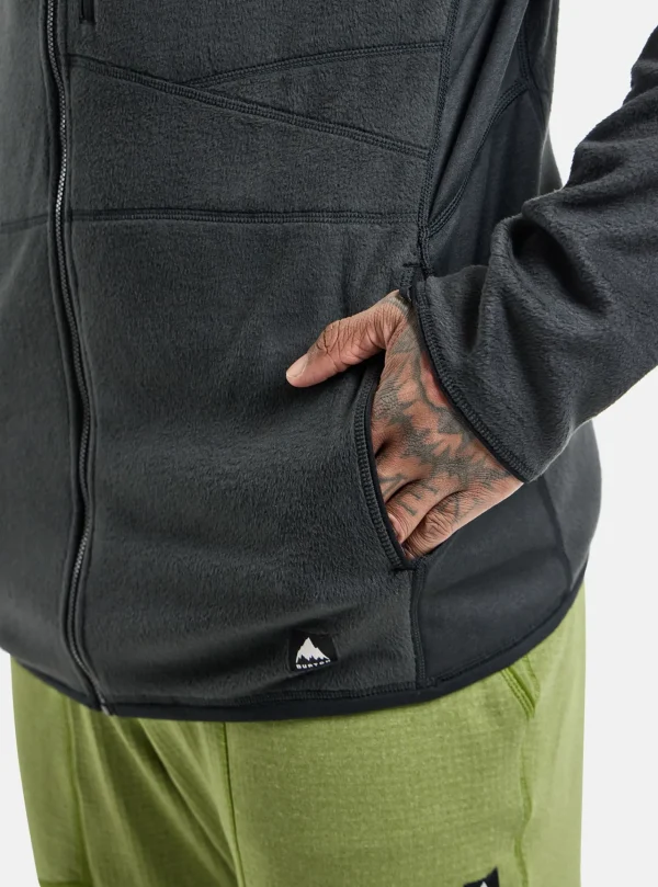 Homme Burton - Polaire Zippée à Capuche Stockrun Warmest Homme