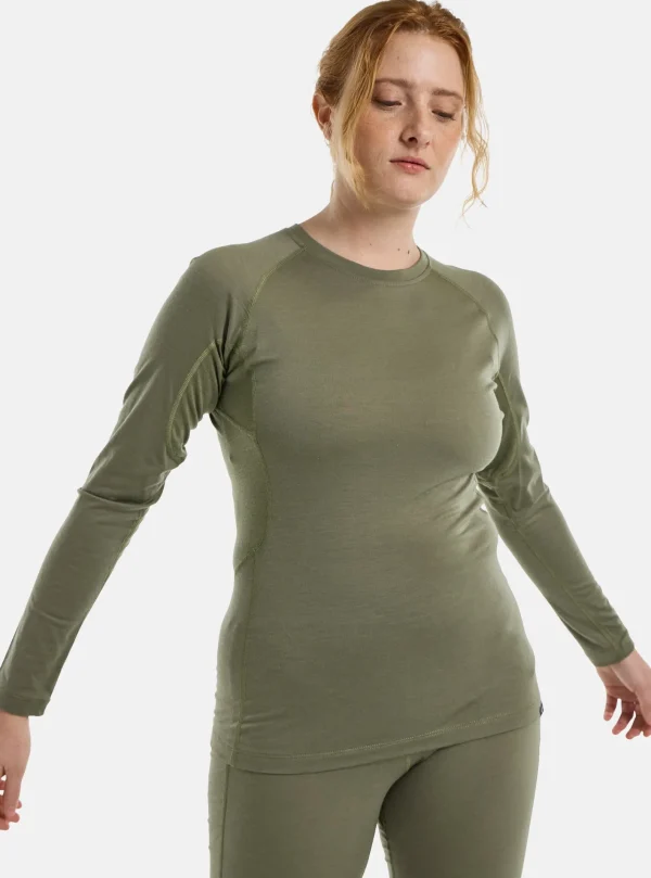 Femme Burton - Sous-vêtement Ras-du-cou En Laine Mérinos Phayse Femme