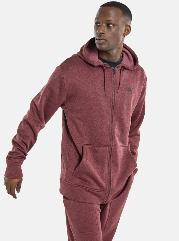 Homme Burton – Sweat à Capuche Zippé Oak Homme