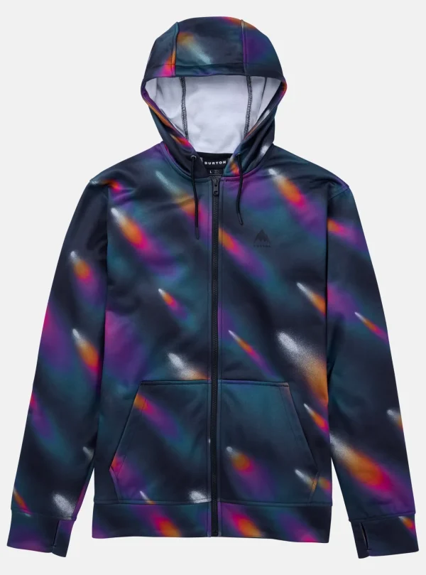 Homme Burton – Sweat à Capuche Zippé Oak Homme