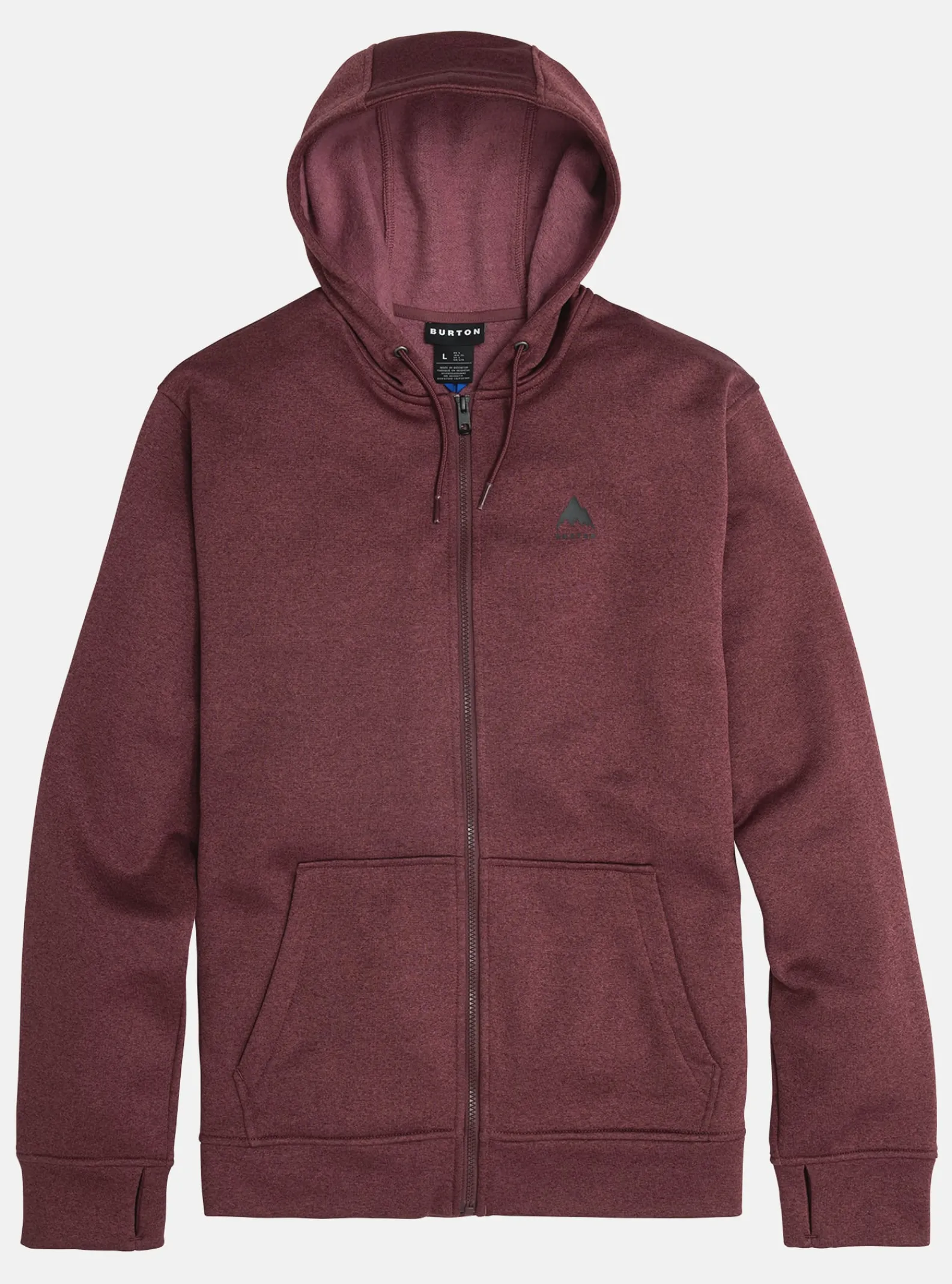 burton__sweat__capuche_zi_4.webp Homme Burton – Sweat à Capuche Zippé Oak Homme