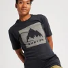 Femme/Homme Burton - T-shirt à Manches Courtes Coupe Classique Mountain High