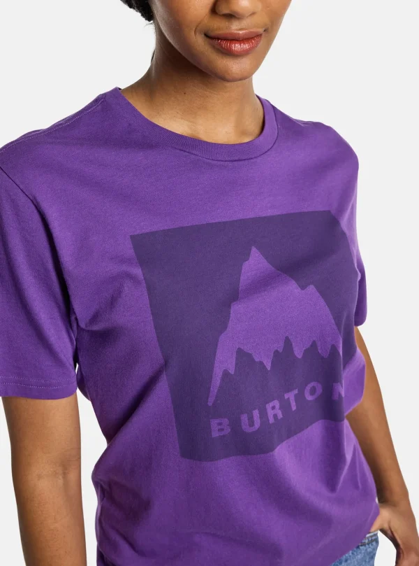 Femme Burton - T-shirt à Manches Courtes Coupe Classique Mountain High