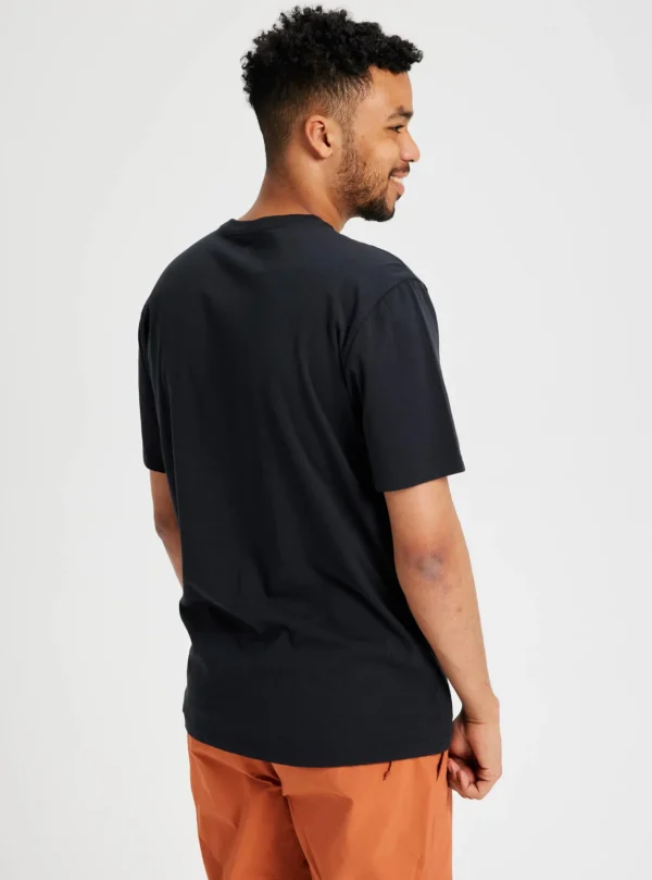 Femme/Homme Burton - T-shirt à Manches Courtes Coupe Classique Mountain High