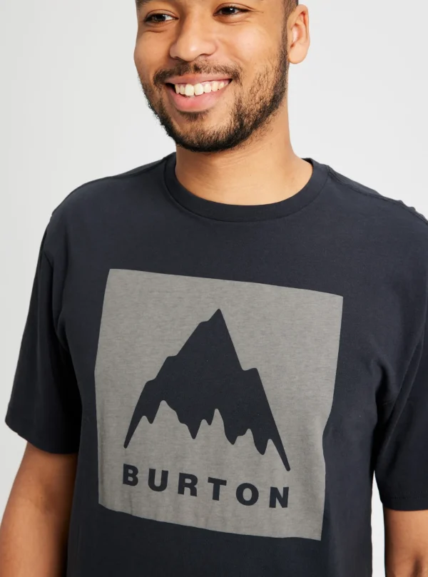 Femme/Homme Burton - T-shirt à Manches Courtes Coupe Classique Mountain High