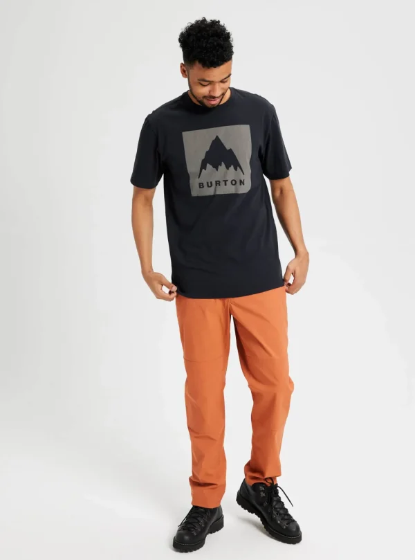 Femme/Homme Burton - T-shirt à Manches Courtes Coupe Classique Mountain High