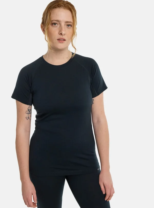 Femme Burton - T-shirt Sous-vêtement à Manches Courtes En Laine Mérinos Phayse Femme